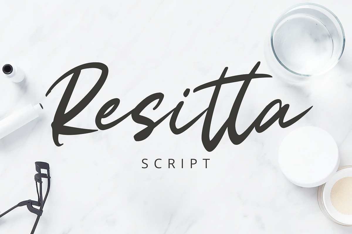 Resitta in Script Fonts - product preview 8