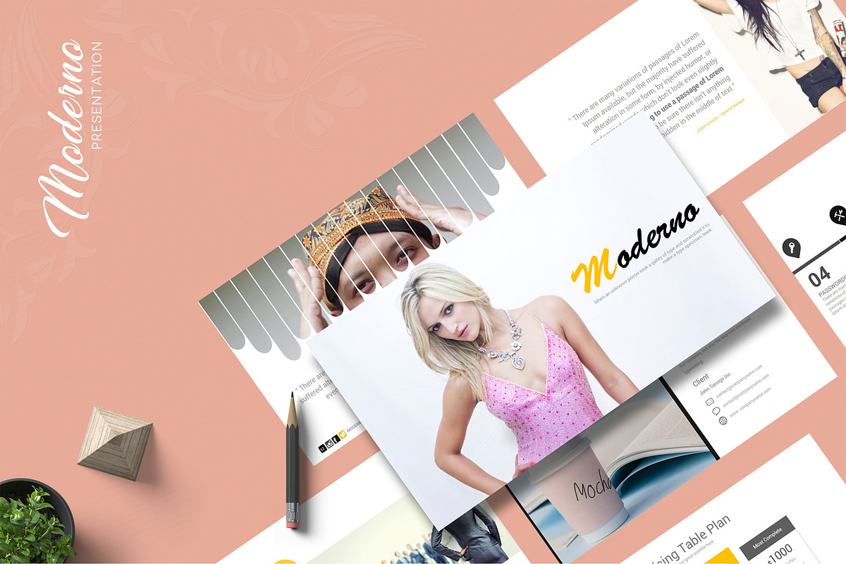 Moderno Powerpoint Template in PowerPoint Templates - product preview 8