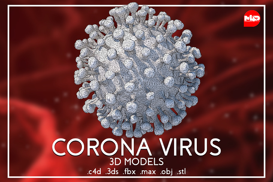 Corona Virus 3D Model in Fantasy - product preview 3