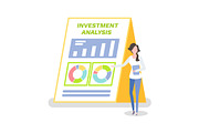 Investment Analysis Woman with