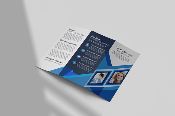 Corporate Medical Tri-Fold Brochure in Brochure Templates - product preview 2
