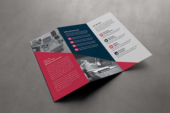 Multipurpose Trifold Brochure in Brochure Templates - product preview 4