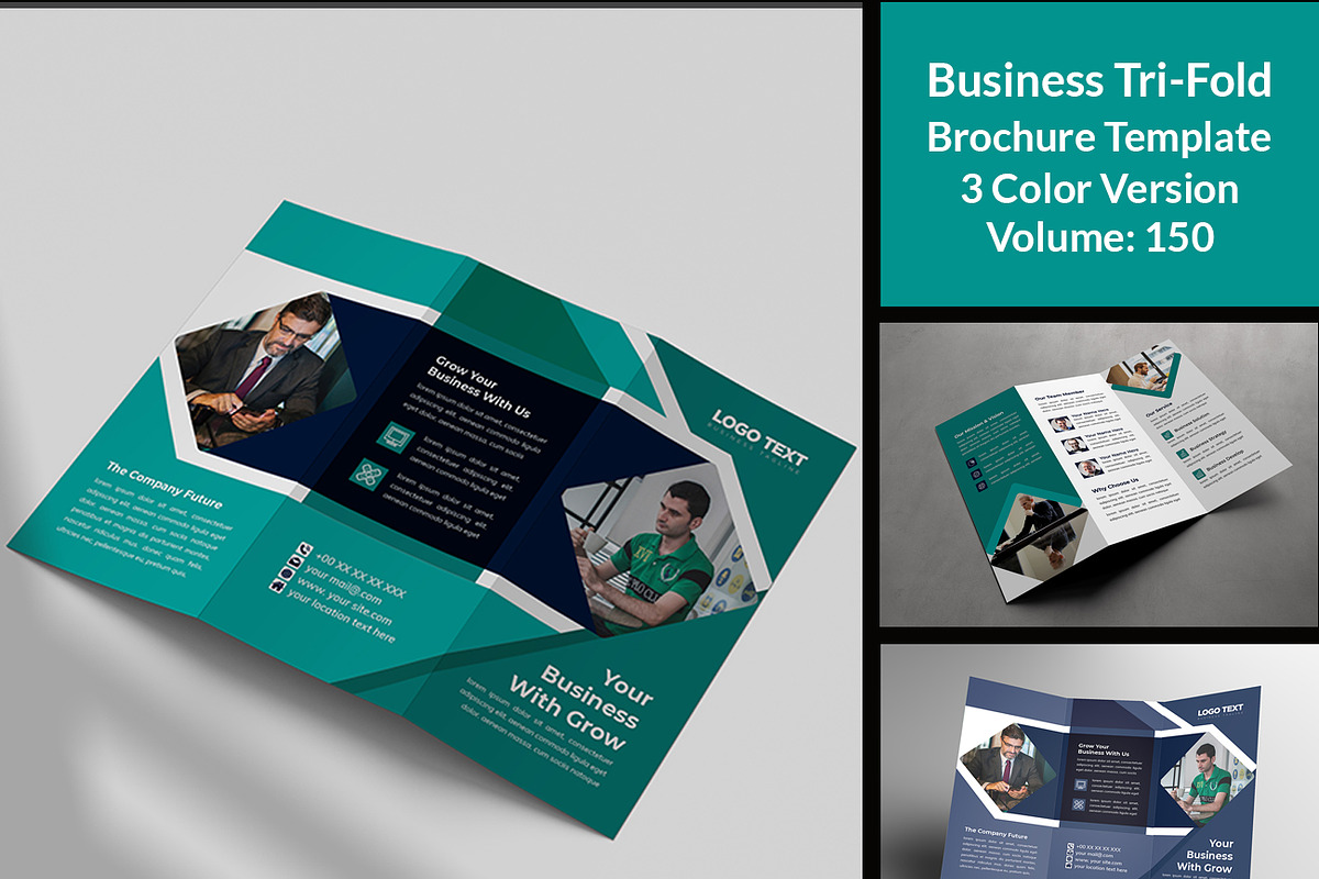 Tri-fold Multipurpose Brochure in Brochure Templates - product preview 8