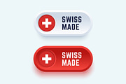 Swiss made button