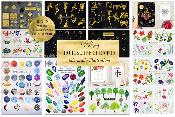 Horoscope Zodiac Creator in Illustrations - product preview 7