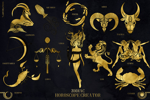 Horoscope Zodiac Creator in Illustrations - product preview 16