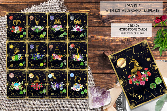 Horoscope Zodiac Creator in Illustrations - product preview 17