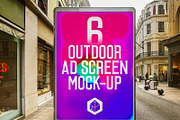 Outdoor Ad Screen MockUps 13 (v.4)