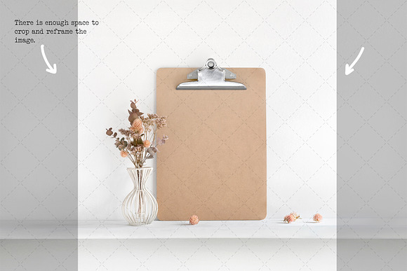 8x10 and A4 Clipboard mockup in Mockup Templates - product preview 3