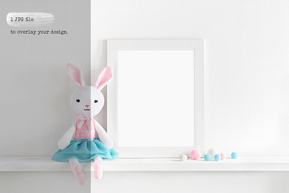 8x10 nursery frame mockup in Print Mockups - product preview 4