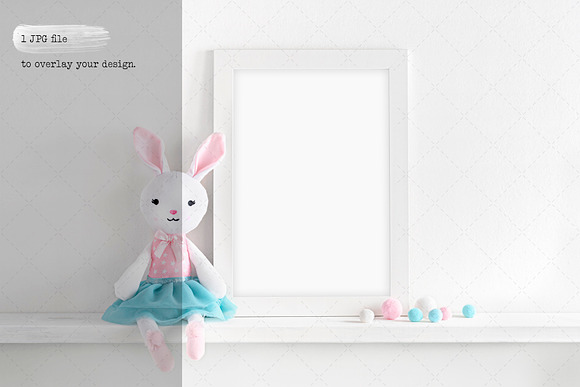 A4 nursery frame mockup in Print Mockups - product preview 4