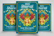 Shivrati Hindu Event Flyer Template
