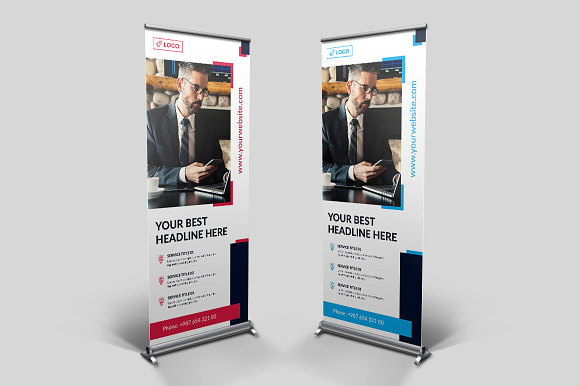 Corporate Rollup Banner in Flyer Templates - product preview 1