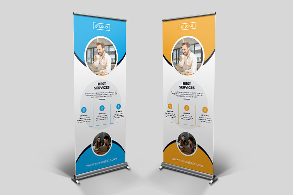 Roll-Up Banner in Flyer Templates - product preview 1