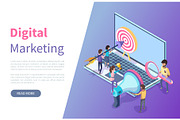 Digital Marketing Online Web Page or