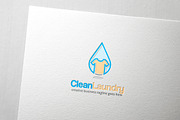 Clean laundry Logo
