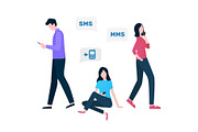 Cellular Communication Sms and MMS