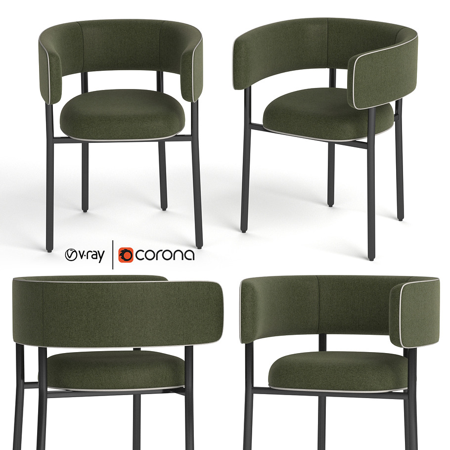 The Font Bold Armchair in Furniture - product preview 3