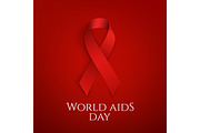 World AIDS day background.