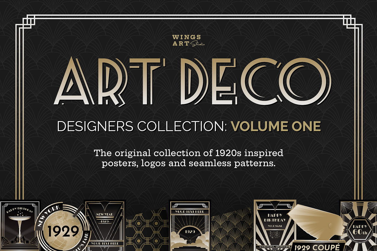 Art Deco Graphics Collection Vol 1 in Illustrations - product preview 8
