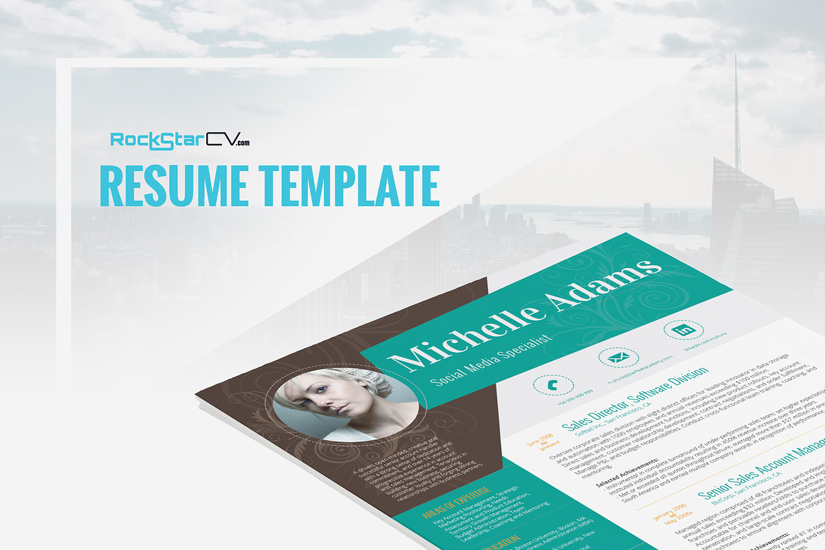 Resume Template Kitalpha in Resume Templates - product preview 8