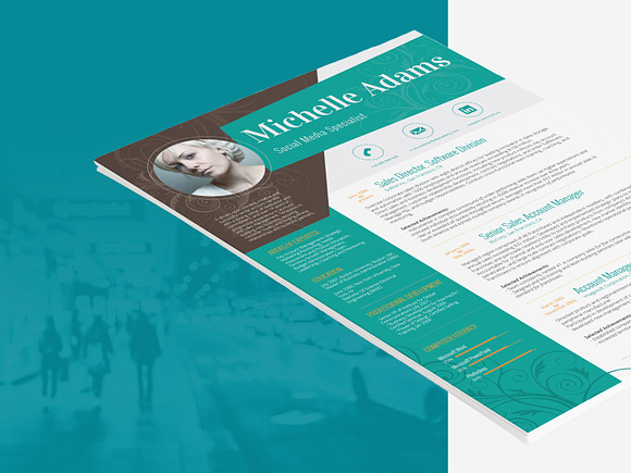 Resume Template Kitalpha in Resume Templates - product preview 8
