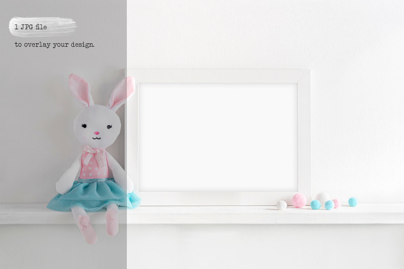 A4 nursery frame mockup in Print Mockups - product preview 4
