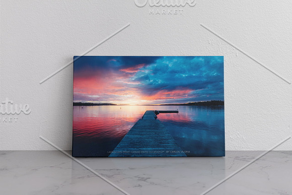 Landscape Canvas Ratio 3x2 Mockup 01 in Mockup Templates - product preview 1
