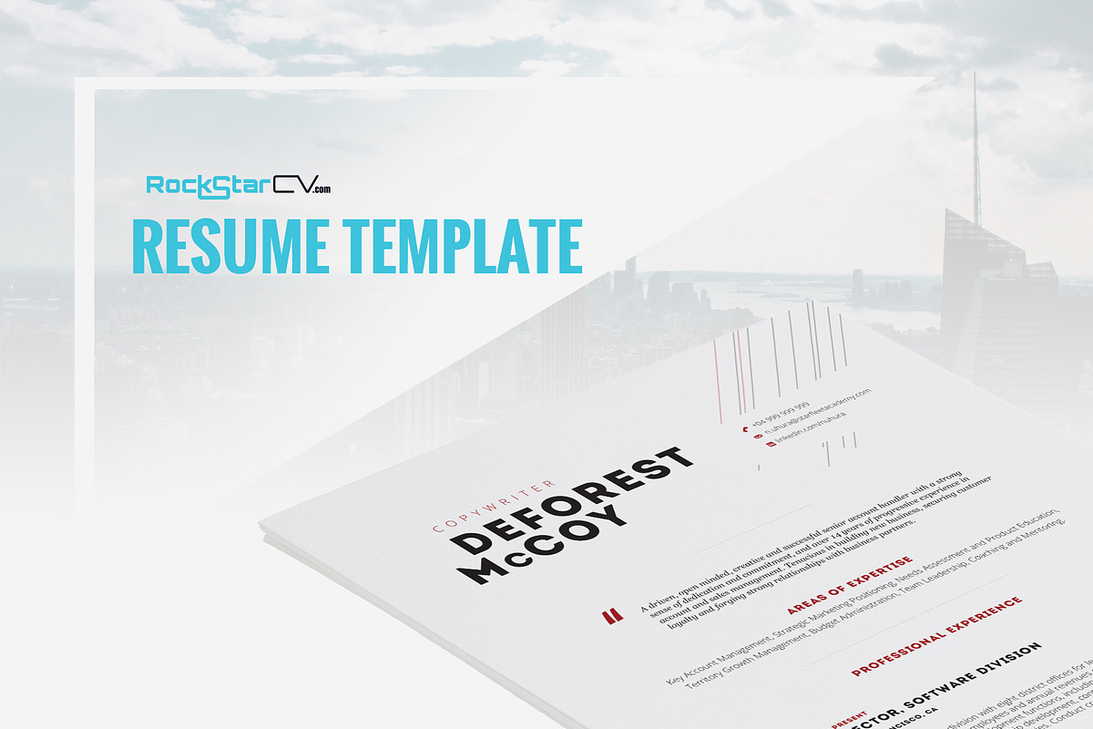 Resume Template Primus in Resume Templates - product preview 8