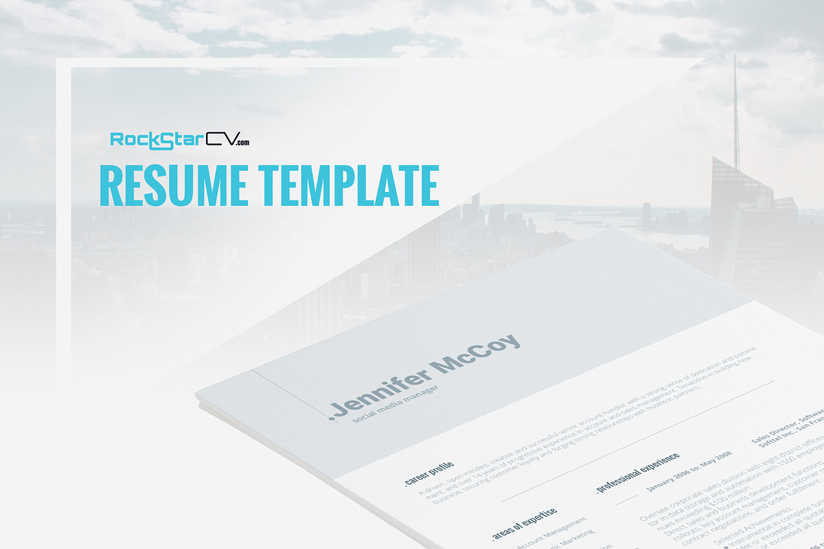 Resume Template Shona in Resume Templates - product preview 8