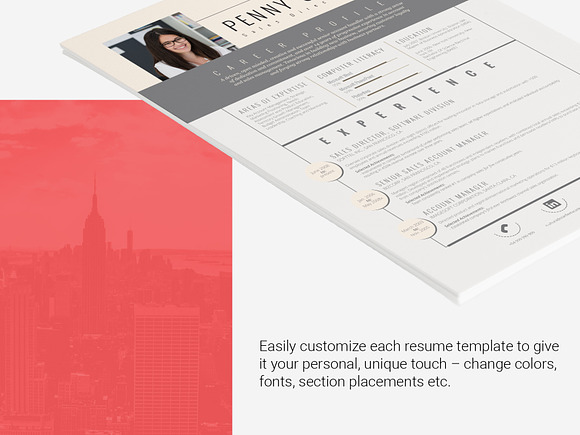 Resume Template Sirius in Resume Templates - product preview 4