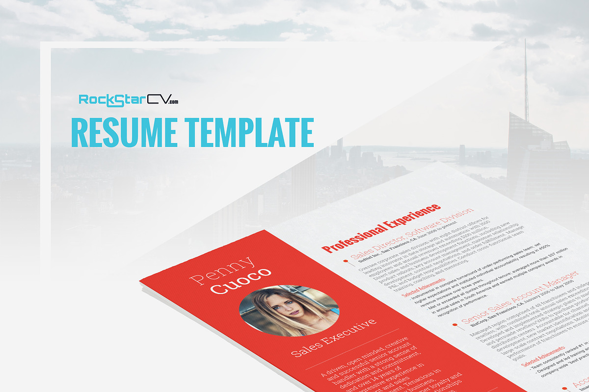 Resume Template Tucana in Resume Templates - product preview 8