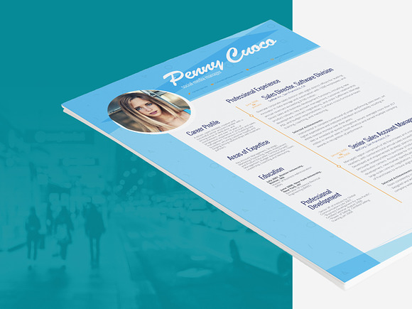 Resume Template Venatici in Resume Templates - product preview 5