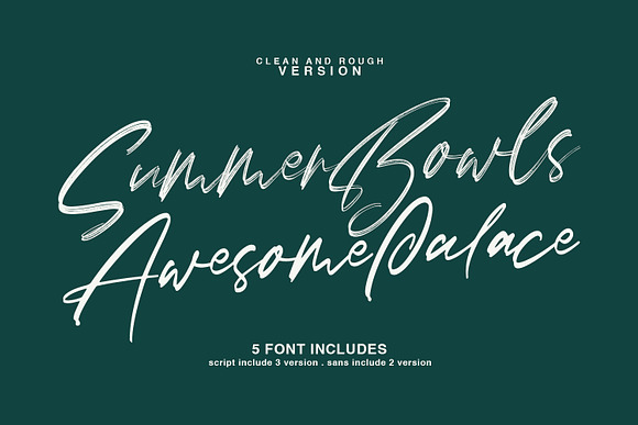 Lovers Brooks SVG Brush Font Sans in Display Fonts - product preview 3