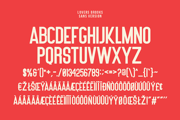 Lovers Brooks SVG Brush Font Sans in Display Fonts - product preview 6