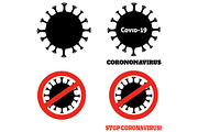 Coronavirus (COVID-19) Silhouette
