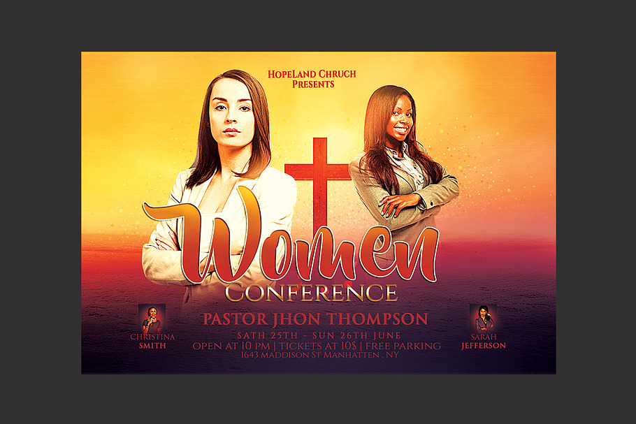 Women Conference Church Flyer
