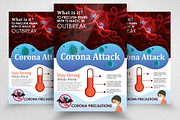 Corona Virus Attack Causes Flyer