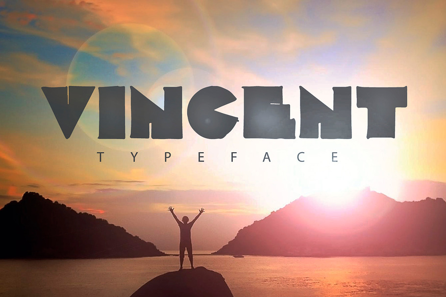 Vincent Grunge Font in Display Fonts - product preview 8