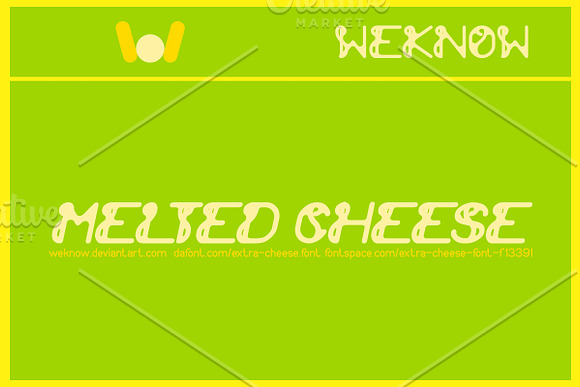 Extra Cheese font in Display Fonts - product preview 1