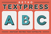Retro Textpress – Illustrator Styles