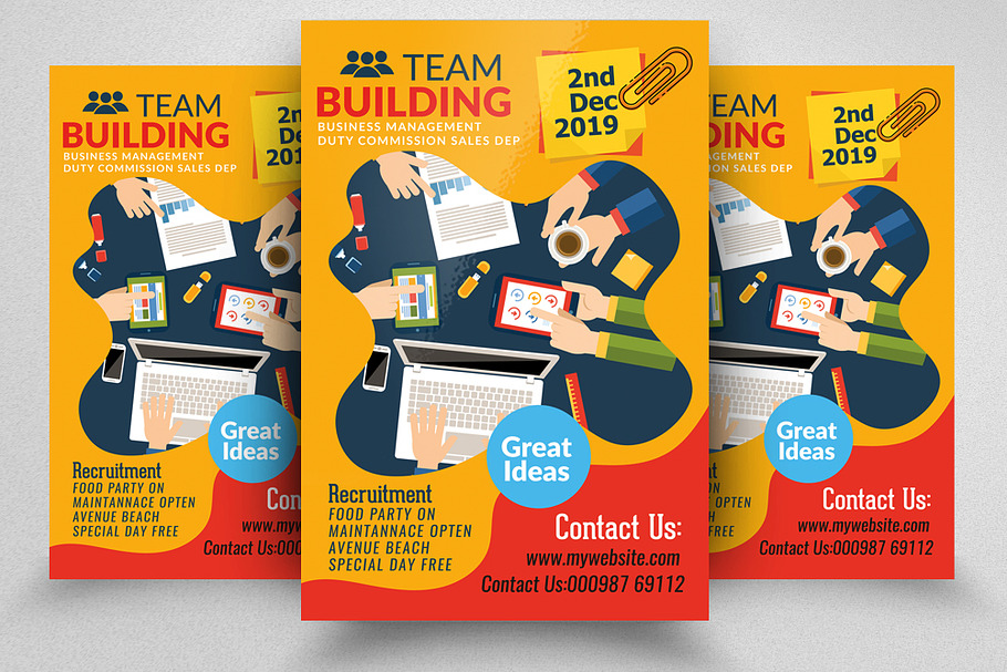 Business Recruitment Flyer Template in Flyer Templates - product preview 8