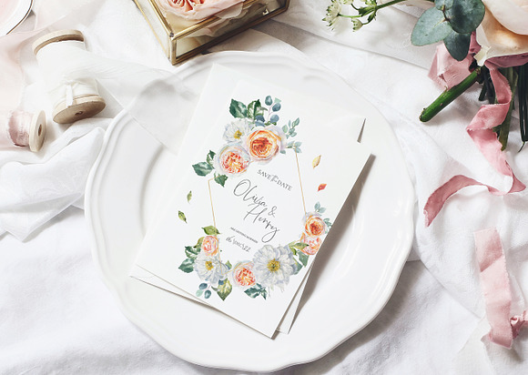 Botanical Watercolor Luxury Florals in Illustrations - product preview 40