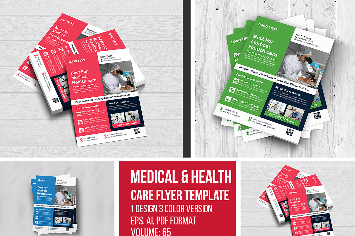 Medical & Health Care Flyer Template in Flyer Templates - product preview 8