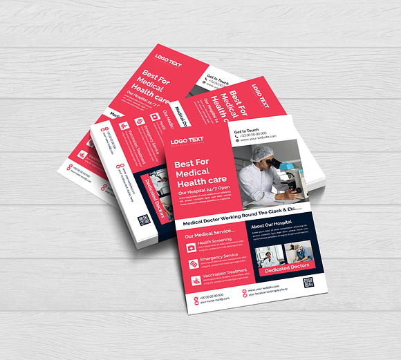 Medical & Health Care Flyer Template in Flyer Templates - product preview 3