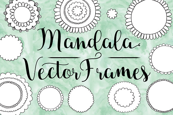 Hand Drawn Vector Circles in Illustrations - product preview 1