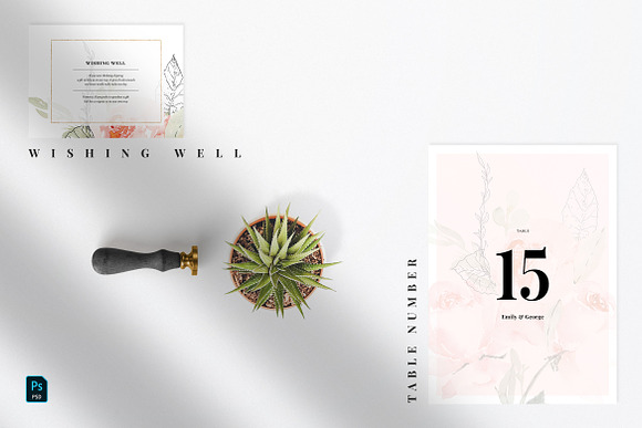 Wedding Invitation Suite - Larissa in Wedding Templates - product preview 3
