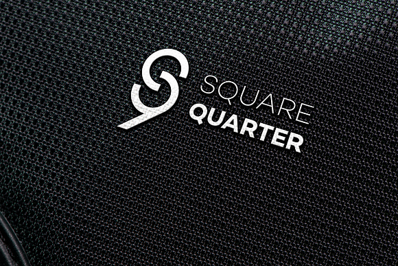 SQ Logo Design Typography Monogram in Logo Templates - product preview 4