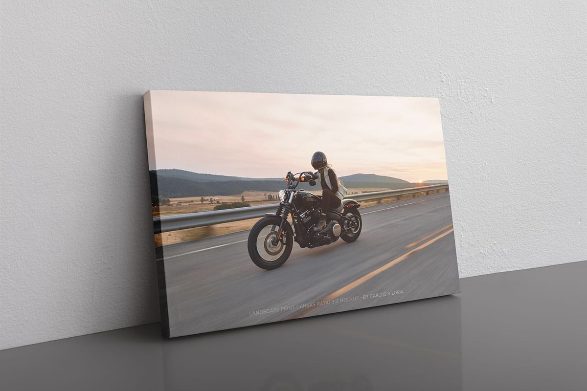 Landscape Canvas Ratio 3x2 Mockup 02 in Print Mockups - product preview 8