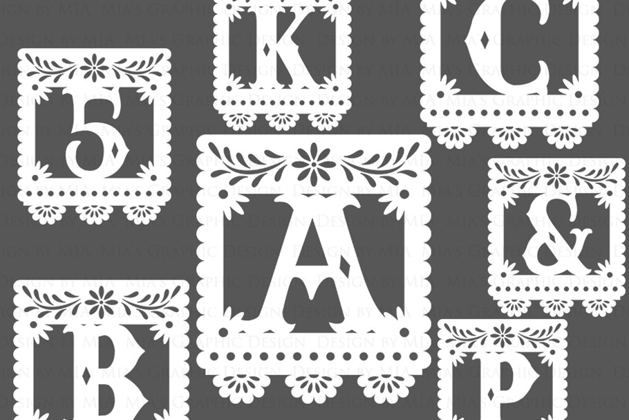 White Alphabet & Numbers in Illustrations - product preview 8